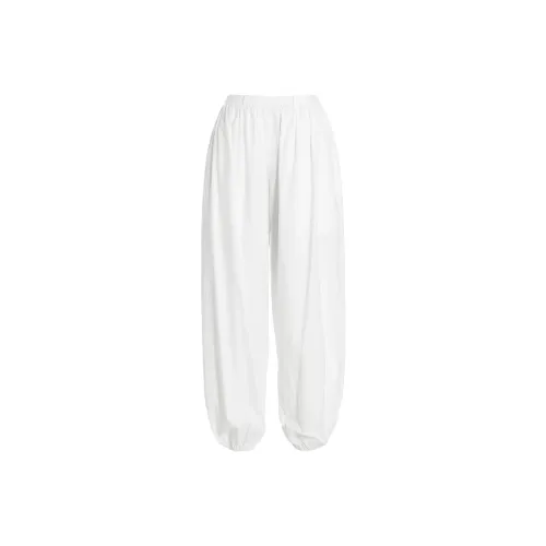 MM6 Maison Margiela Casual Pants Women's White