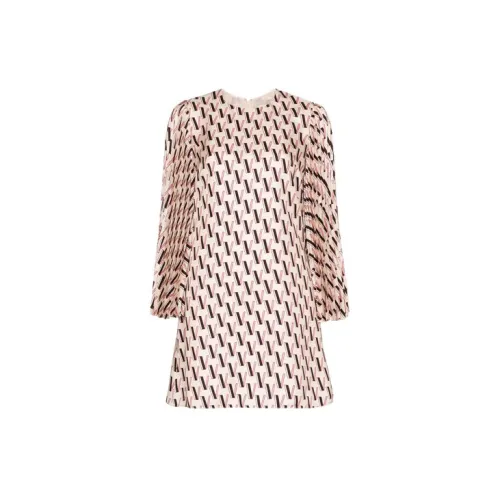 Valentino Long-Sleeved Dresses Women's Pink