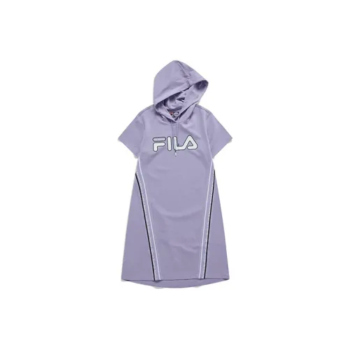 FILA FUSION Short-Sleeved Dresses Women's Enchanted Purple