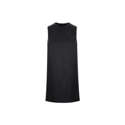 PRADA Sleeveless Dresses Women's Black