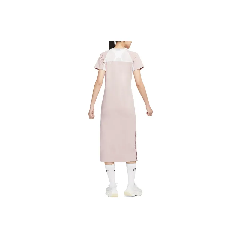 Nike Short Sleeved Dress Women's Pink-1
