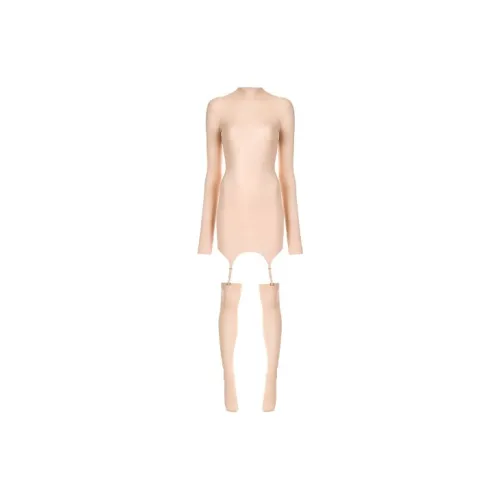 DION LEE Long-Sleeved Dresses Women's Light Orange