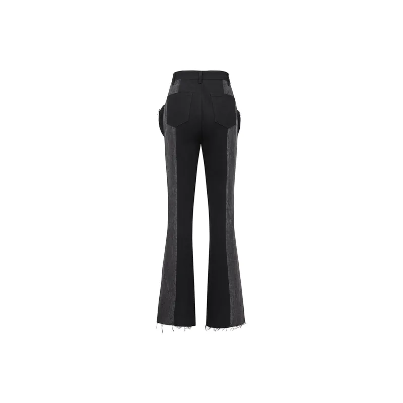 AZEPAM Flared Pants Pants Women's Black-2