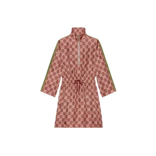 GUCCI Long-Sleeved Dresses Women's Pink