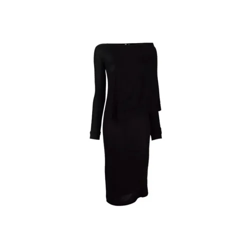 RICK OWENS Long-Sleeved Dresses Women's Black