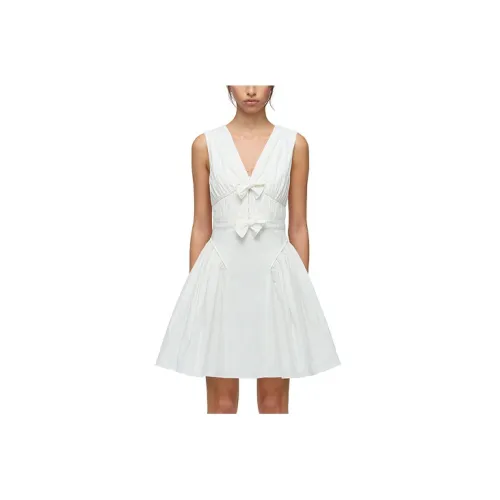 Self-portrait Sleeveless Dresses Women's White