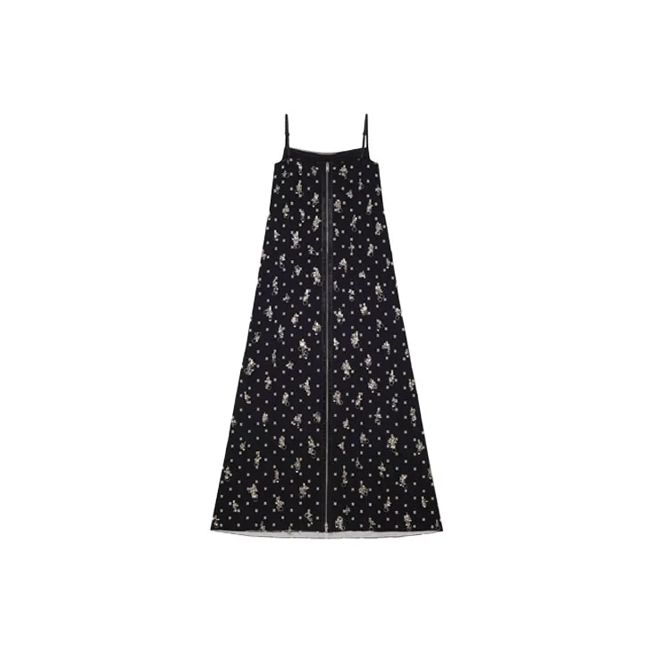 GIVENCHY SS21 Slip Dresses Women's Black-1