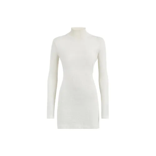 FENDI Long-Sleeved Dresses Women's White