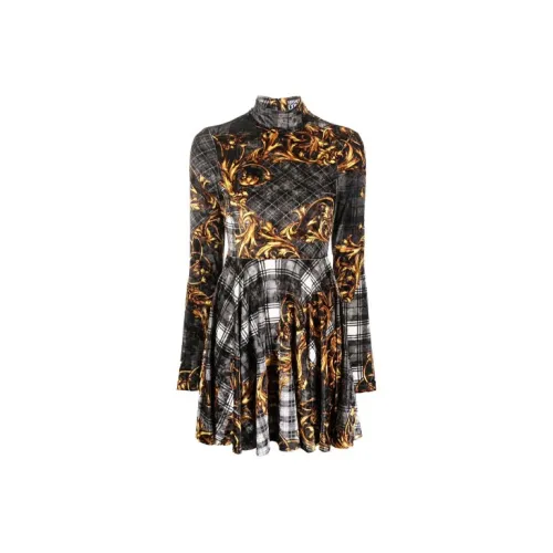 VERSACE JEANS COUTURE Long-Sleeved Dresses Women's Black