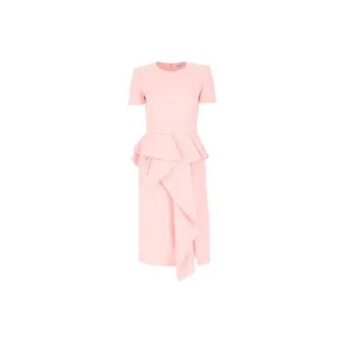 Alexander McQueen Short-Sleeved Dresses Women's Pink