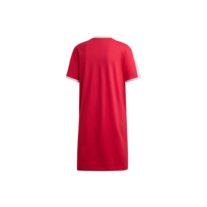 Adidas Originals Short Sleeved Dresses Women's Red-1
