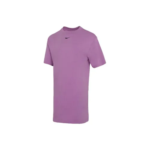 Nike Sportswear Essentials Series Short-Sleeved Dresses Women's Purple