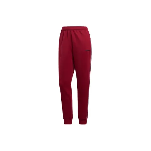 Adidas Knitted Sweatpants Women's Red