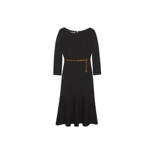 GUCCI Long-Sleeved Dresses Women's Black