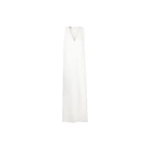 Brunello Cucinelli Sleeveless Dresses Women's White