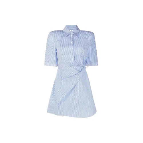 OFF-WHITE SS21 Short-Sleeved Dresses Women's Blue