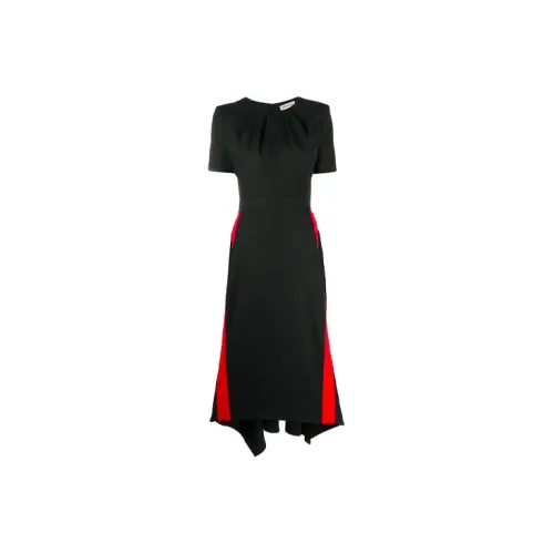 Alexander McQueen Short-Sleeved Dresses Women's Black