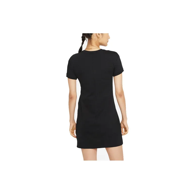 Nike Short Sleeved Dresses Women's Black-1