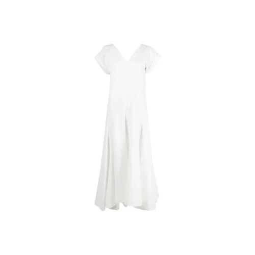 JIL SANDER Short-Sleeved Dresses Women's Off White