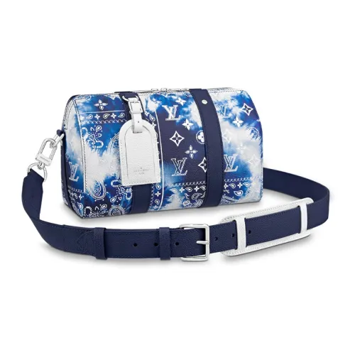 LOUIS VUITTON City Keepall Bandana Monogram Blue