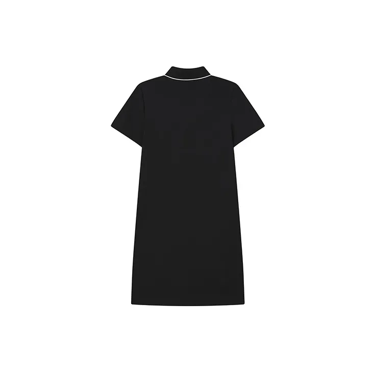 FILA Short Sleeved Dress Women's Jet Black-1