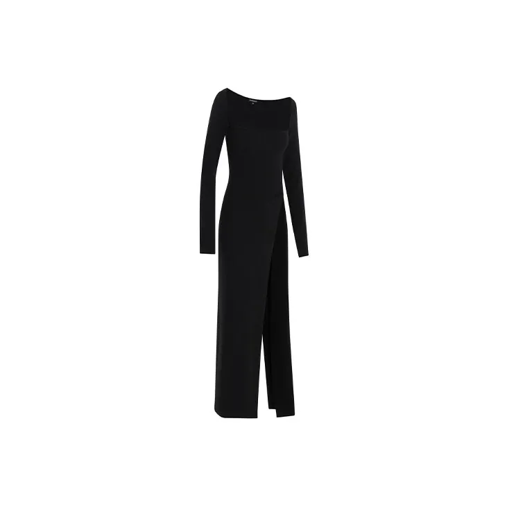 Ann Demeulemeester Long-Sleeved Dresses Women's Black-2