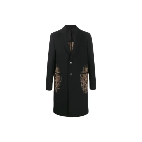 FENDI Coats Men Black