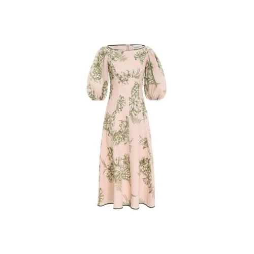 Zimmermann Short-Sleeved Dresses Women's Pink