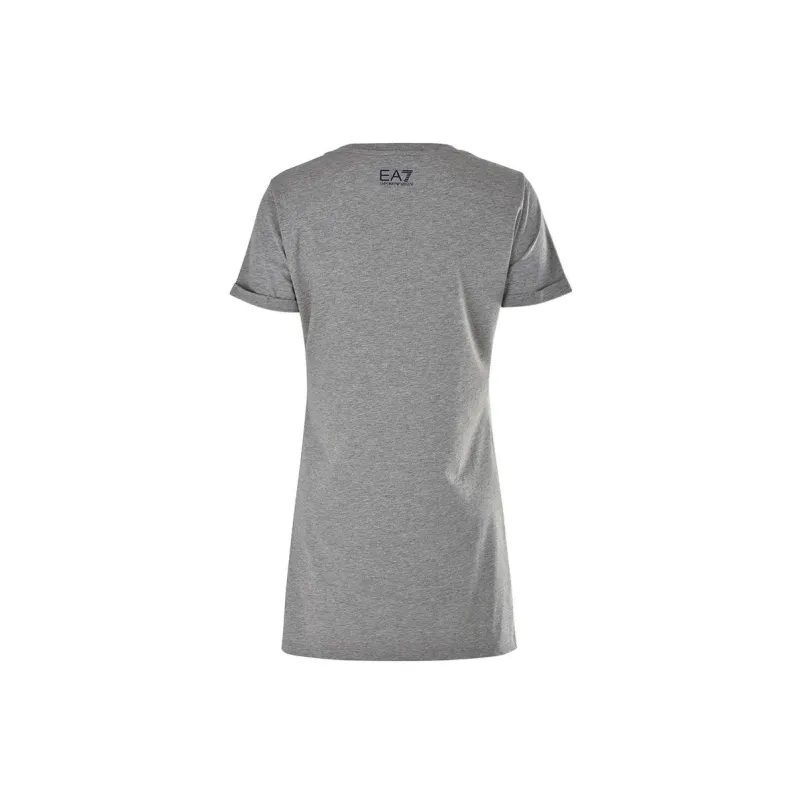 EMPORIO ARMANI EA7 Short Sleeved Dresses Women's Gray-1