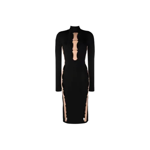 DION LEE Long-Sleeved Dresses Women's Black