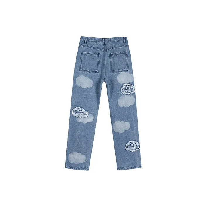 FPMZ Straight Jeans Unisex Denim Blue-1