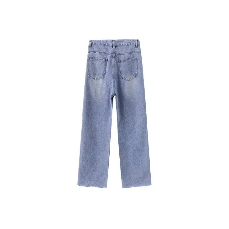 CUBIC Straight Jeans Women's Light Blue-1