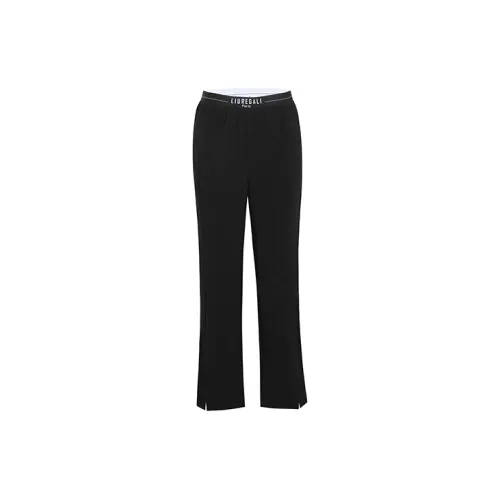 LIUREGALI Light And Shadow Art Series Casual Pants Women's Black