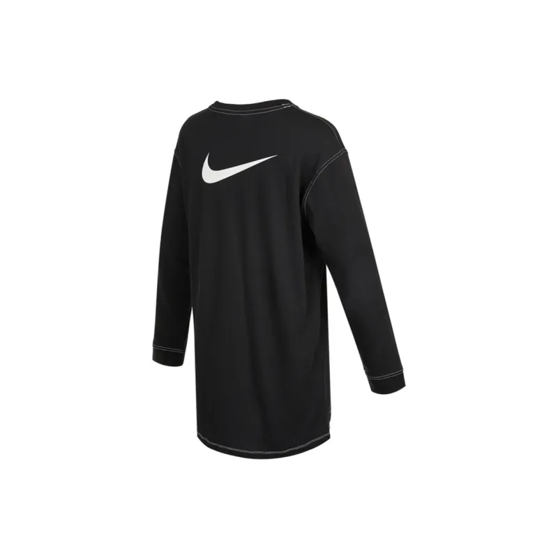 Nike Long Sleeved Dresses Women's Black-1