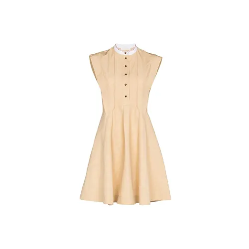 Chloé Sleeveless Dresses Women's Beige