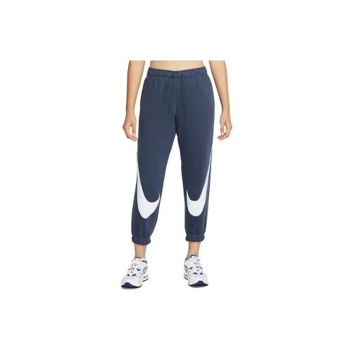 Nike Knitted Sweatpants Women's Navy Blue