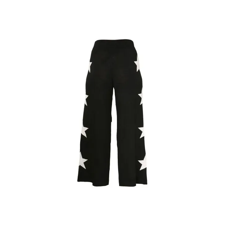 ETRE CECILE Intarsia Knit Pants-1
