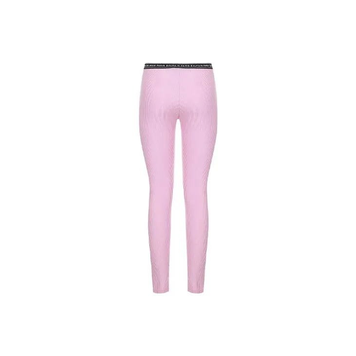 BALMAIN Leggings Women's Pink-1