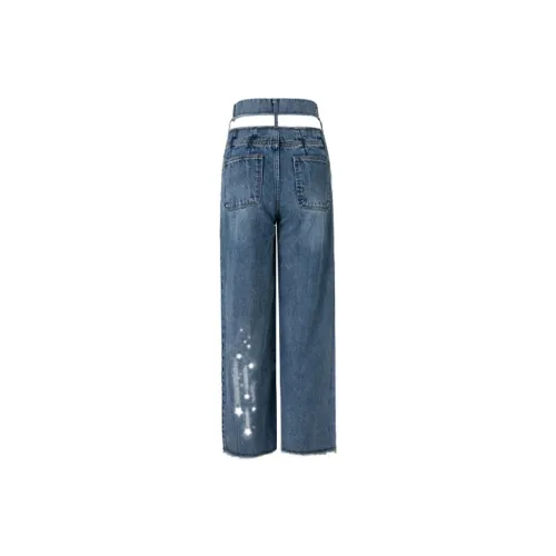 13 DEMARZO Jeans Unisex Blue