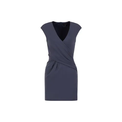 EMPORIO ARMANI Sleeveless Dresses Women's Navy Blue