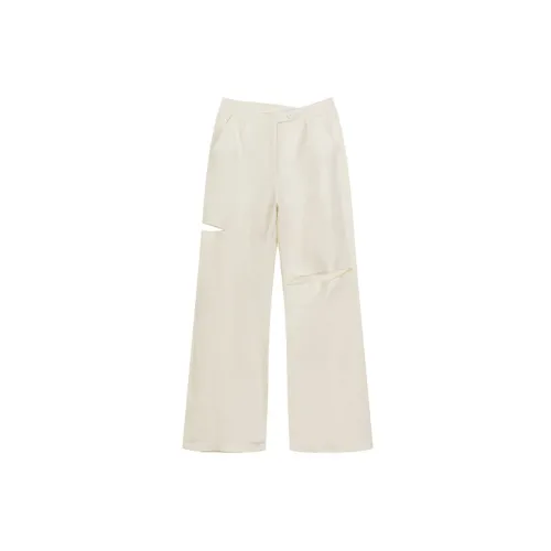 Medium Well Casual Pants Women's White