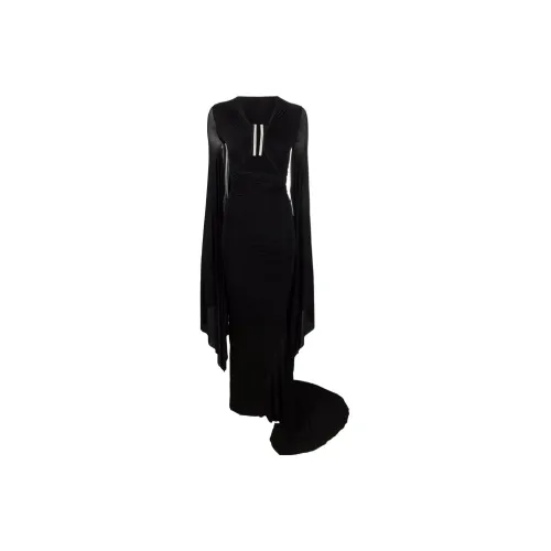 RICK OWENS Long-Sleeved Dresses Women's Black