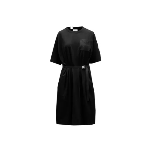 Moncler Short-Sleeved Dresses Women's Black