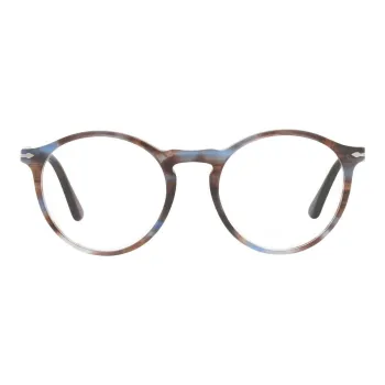 PERSOL Eyeglass Frames Unisex Blue