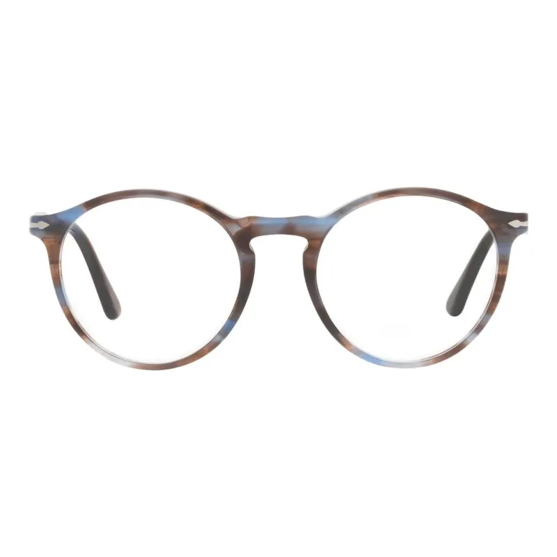PERSOL Eyeglass Frames Unisex Blue-0