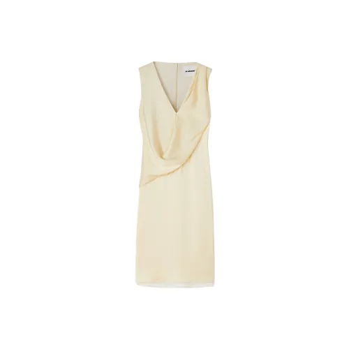 JIL SANDER Sleeveless Dresses Women's Champagne