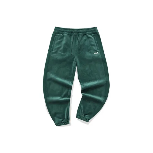 FILA FUSION BASEBALL Series Casual Pants Women's Deep Island Green