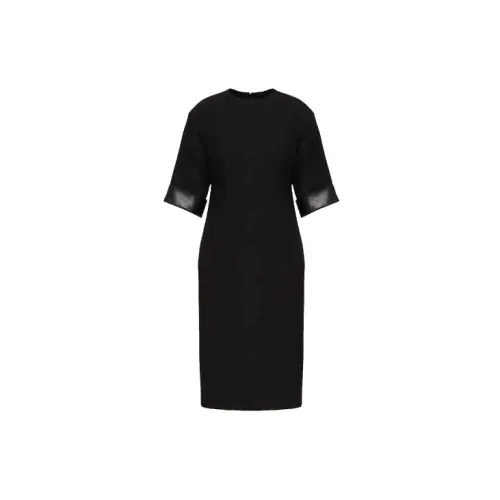 Valentino Short-Sleeved Dresses Women's Black