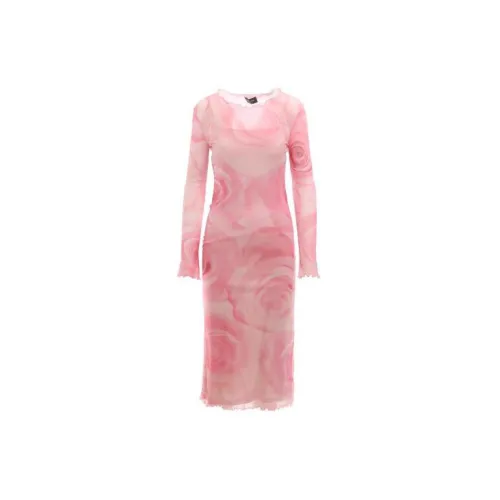 Blumarine Long-Sleeved Dresses Women's Pink