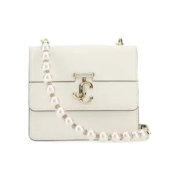 Jimmy Choo Leather Shoulder Bag Women's White